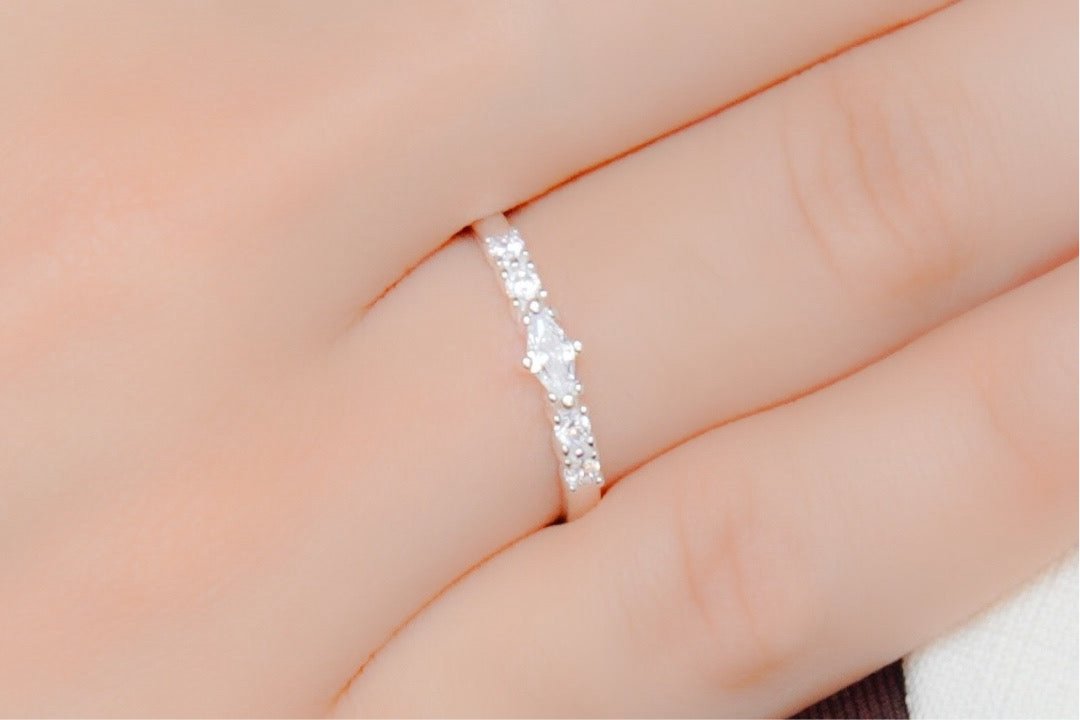 Anel Prata 925 Brilance