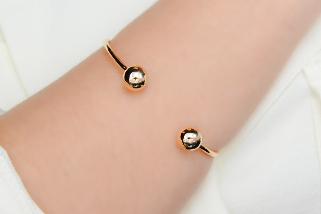 Pulseira Bracelete Bola Lisa