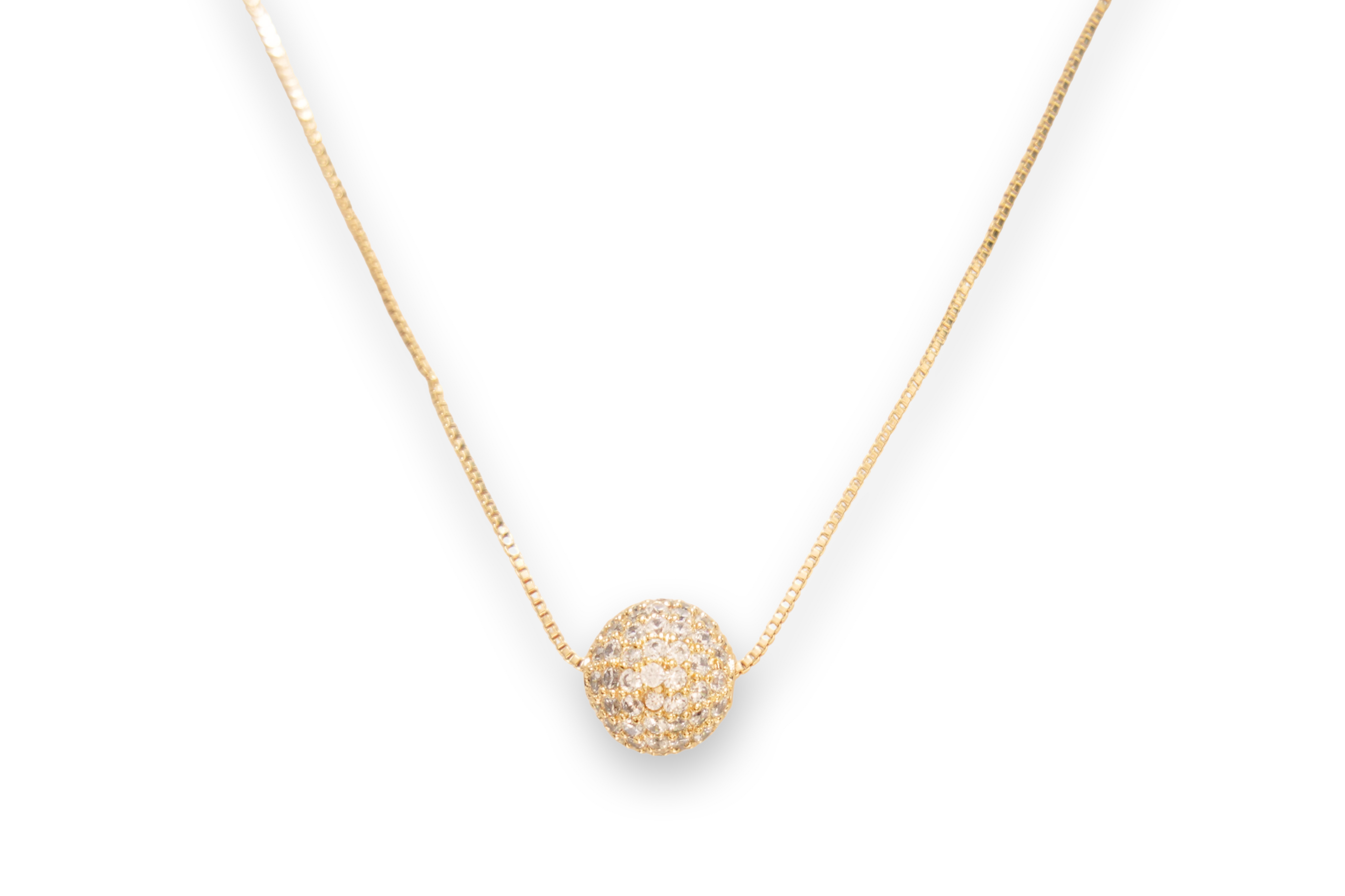 Colar Bola Cravejada