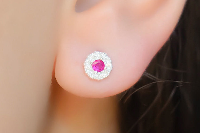 Brinco Prata 925 Point Color