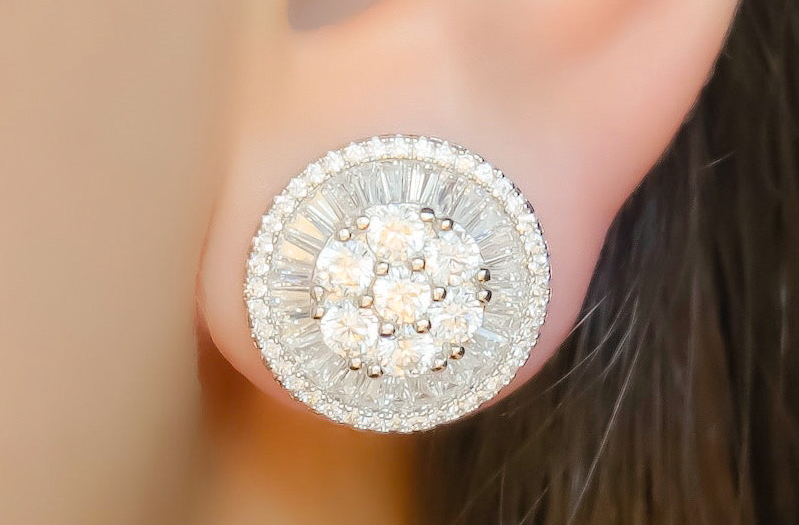 Brinco Pizza Flower - Dourado ou Prata